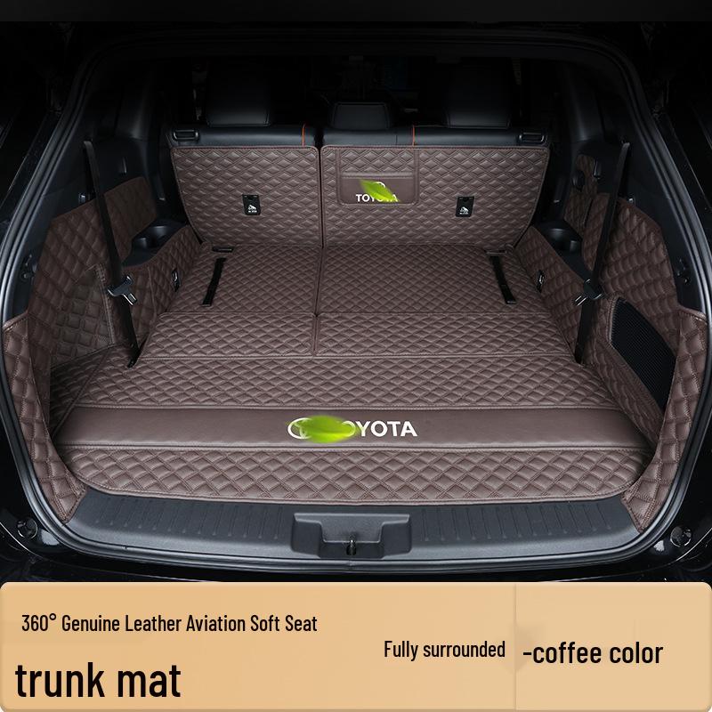 Kompletní krycí rohož do kufru pro 7místnou Toyotu Highlander - Vše v jednom interiérový doplněk