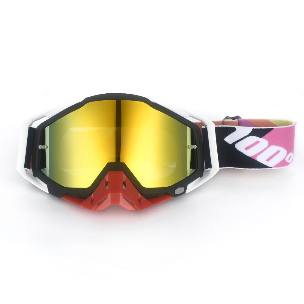 Motorcycle Goggles Color Off-road Helmet Goggles Windproof Sand Riding Glasses Ski Goggles