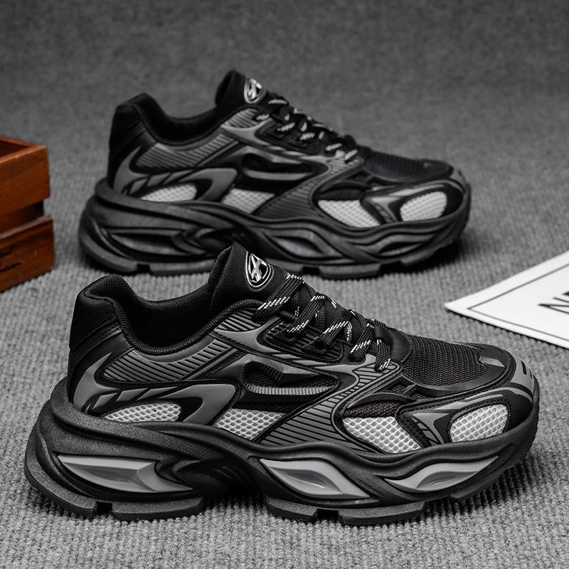 Autumn New Breathable Shoes, Sports Shoes, Platform Height Increase, Casual Running Dad Shoes