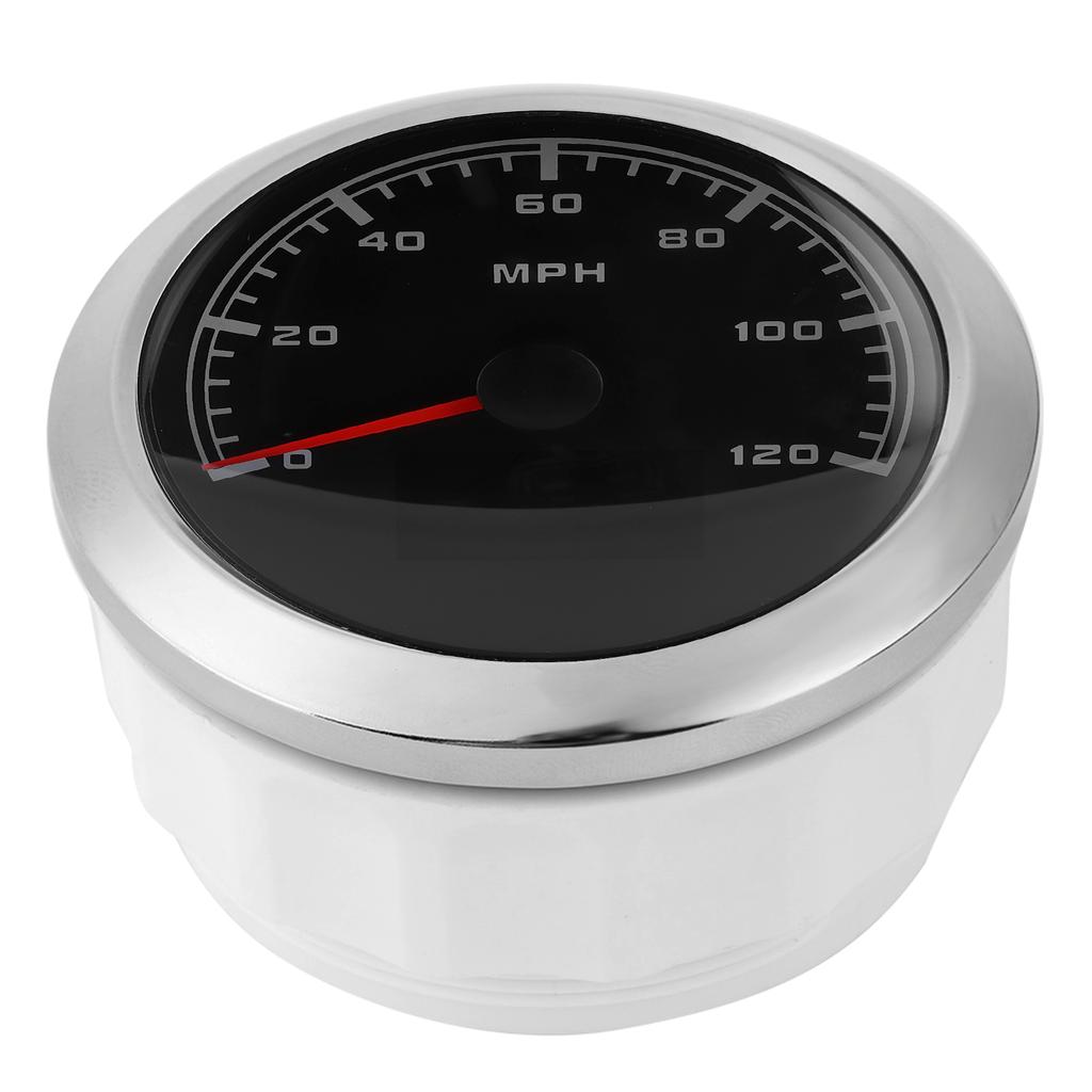 85mm GPS Tacho Armaturenbrett Kilometerzähler HD Anzeige für Boot Yacht Motorrad Auto 120MPH