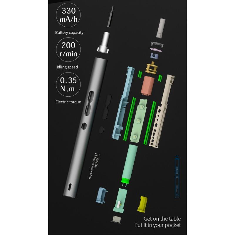 Kingsdun 28 In 1 Precision Electric Screwdriver Set