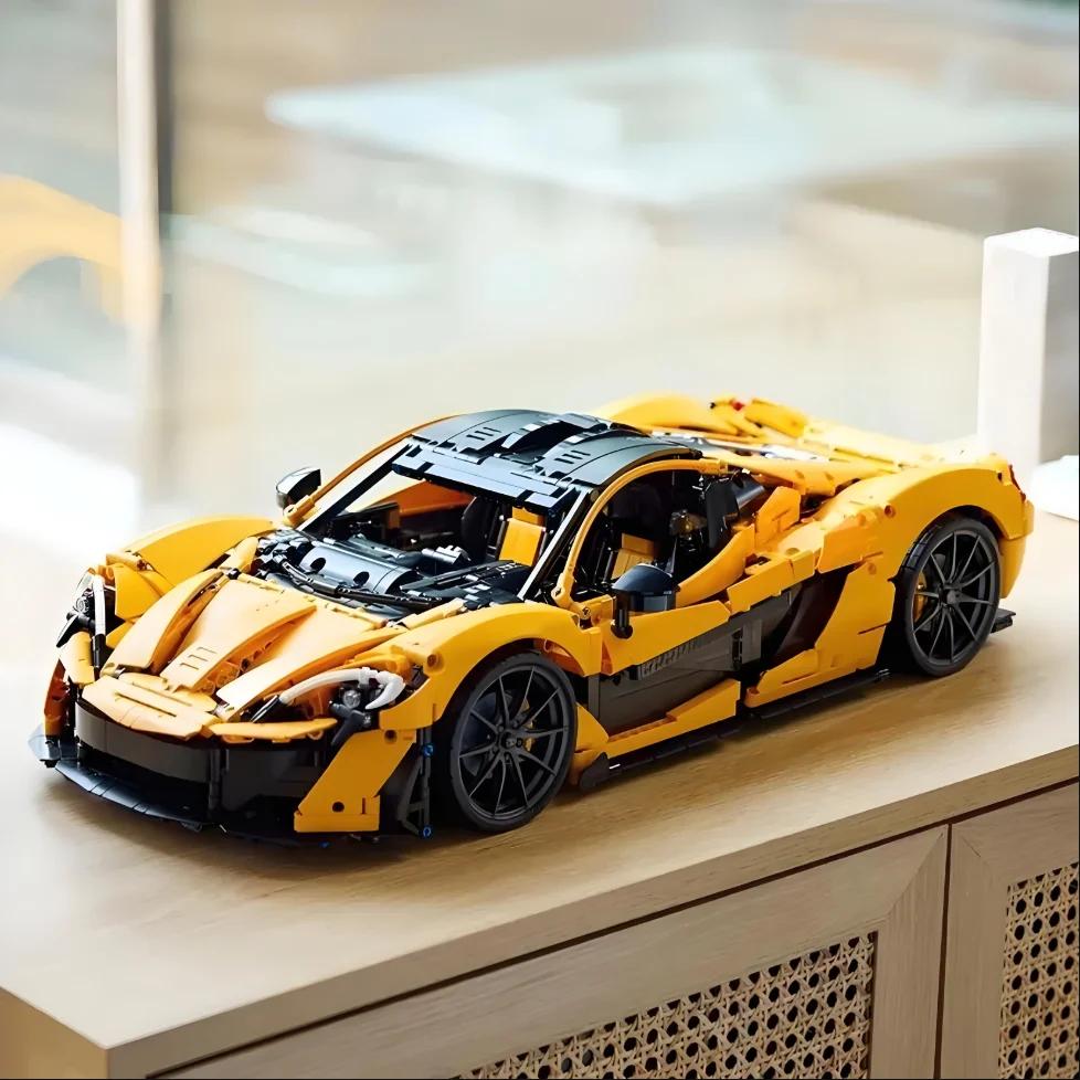 

3893 детали Технические Строительные Блоки Совместимые 42172 McLaren P1 Сборка Пазл Модель Спортивный Автомобиль Игрушки для Мальчика Подарки на День Рождения