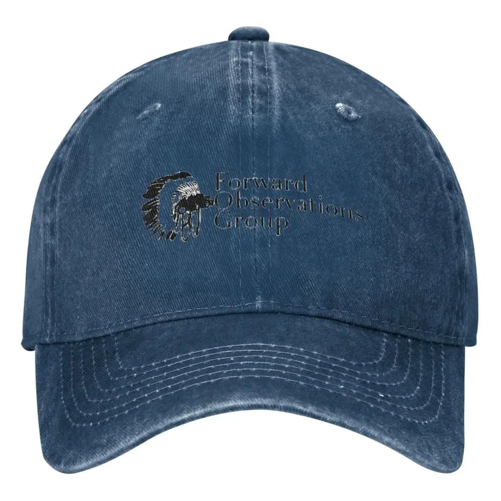 Forward Observations Group Denim Baseball Cap FOG Death Skeleton Kpop Rock Hip Hop Hats Summer Unisex Street Style Snapback Cap