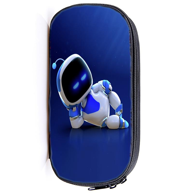 Astro Bot Astronaut Pencil Case Zip Pencil Bag Pouch Function Portable Pencil Case with Zipper Student Stationery Supplies