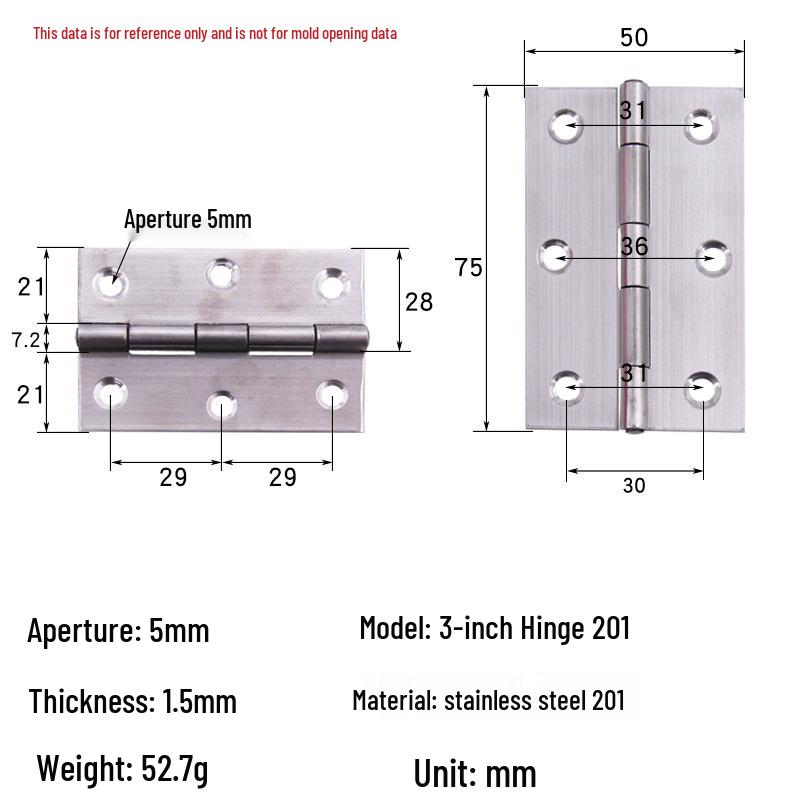 Anwang Stainless Steel Silent Hinge for Cabinets and Windows