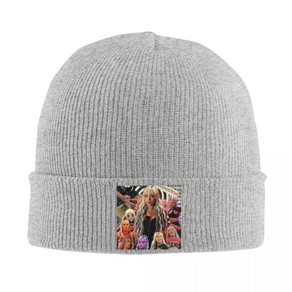 Liv Morgan Warm Knitted Cap Fashion Bonnet Hat Autumn Winter Outdoor Beanies Hats for Unisex Adult