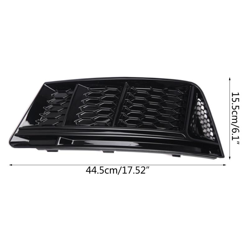 Auto Fog Lamp Frame Grille Trim ExteriorsLight Cover Air Guide Lower Bumper Grille Compatible for B9 2016 2017 2018 Part