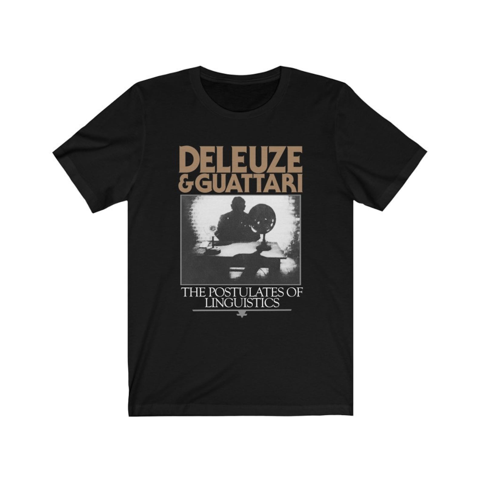 Deleuze and Guattari and Foucault Mashup - Discipline and Punish meets A Thousand Plateaus Philosophy T-Shirt 4XL