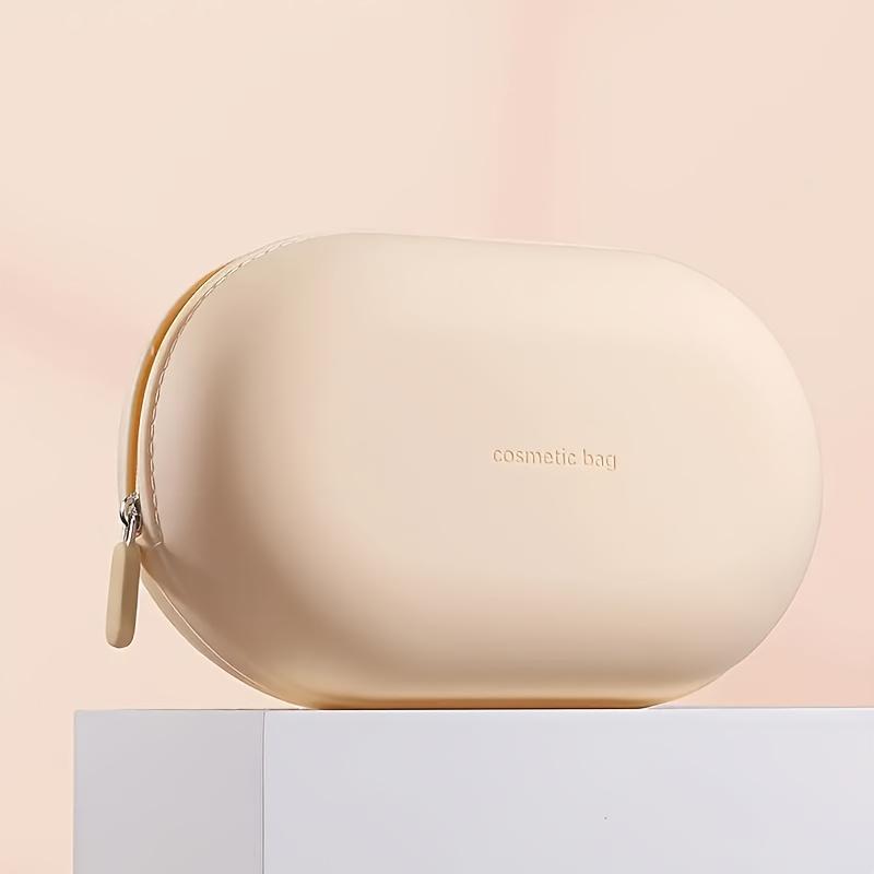 

Silicone Toiletry Bag, Portable Large-capacity Business Travel Storage Bag,Safety Zipper Sealed Bag,Suitable for Gym,Bathroom хаки