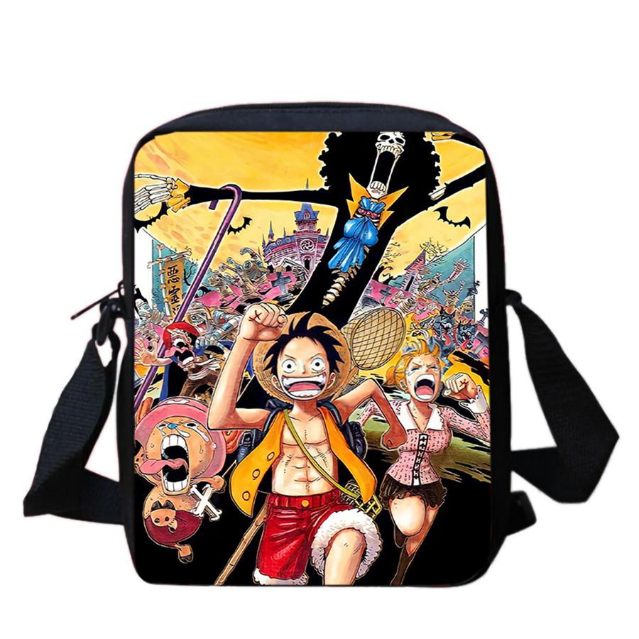 One Piece Crossbody Bag, Lightweight Adjustable Casual Shoulder Bag for Boys and Girls Age 6-10, Unisex Kids School Sling Bag