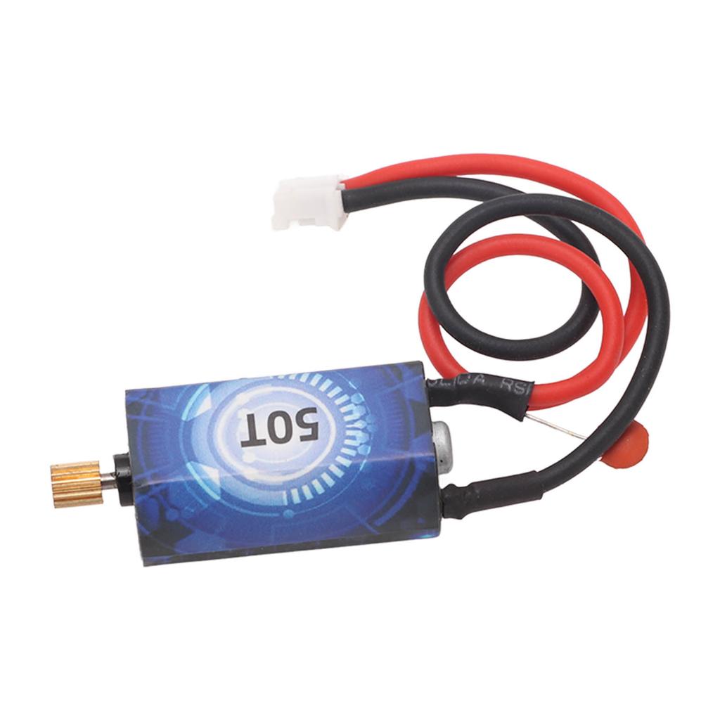 RC Brushed Motor Professional Replacement 50T Aluminum Alloy Brushed Motor for Axial SCX24 1/24 RC Car