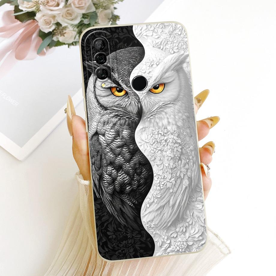 Luxury Fashion Painting Phone Case For Huawei Honor 10 10i 10 Lite 10x Lite Back Cover Liquid Silicone Soft Bumper Shockproof
