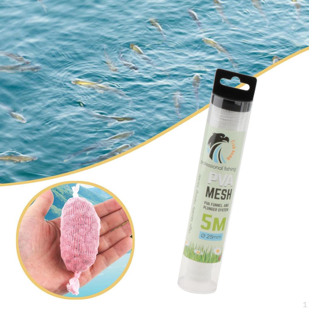 5 Meter Pva Mesh Bag for Carp Fishing Tackle Refill Stocking