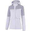 Li Ning Color Block Zipper Hooded Comfortable Breathable Casual Windbreaker Women Outerwear Dawn-Gray Pigeon-Gray AFDUA14-6