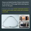Upgraded W11252182 & 8206227 Microwave Turntable Support Ring Replacement, Glass Tray Support - Compatible Amana Kenmore Whirlpool Microwave Parts -