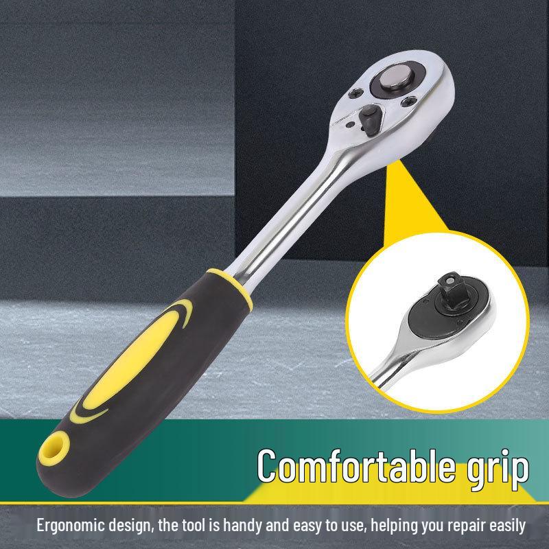 32-Piece Socket Wrench and Ratchet Set for Automotive Repair