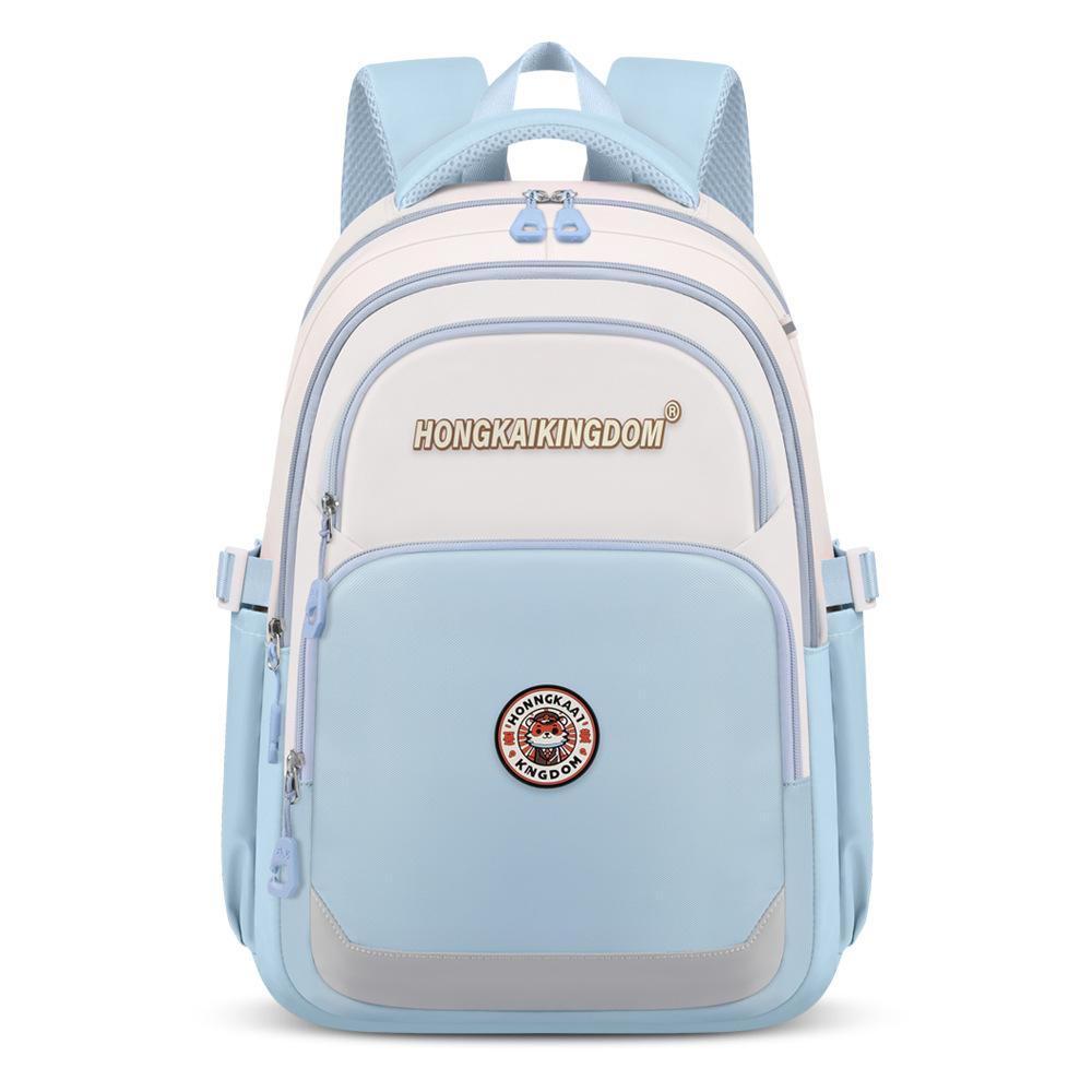 School bag for girls, middle school students, large capacity, backpack for junior high school students, light backpack for boys