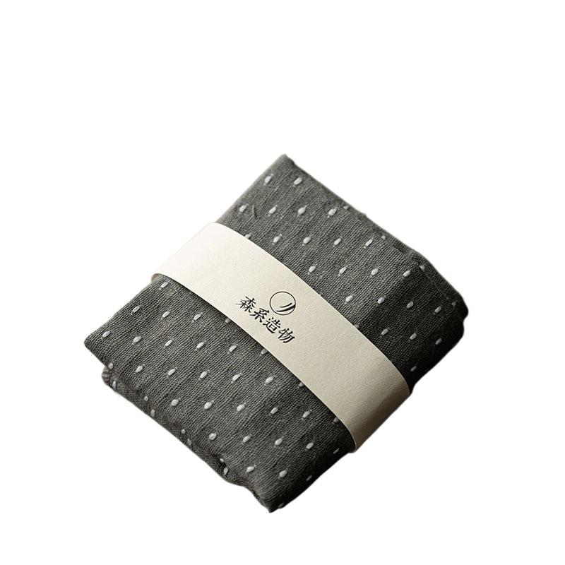 Water Absorbent Cotton Linen Tea Towel Japanese Style Clean Square Tea Ceremony Accessory Simple Forest System Tablecloth Cloth