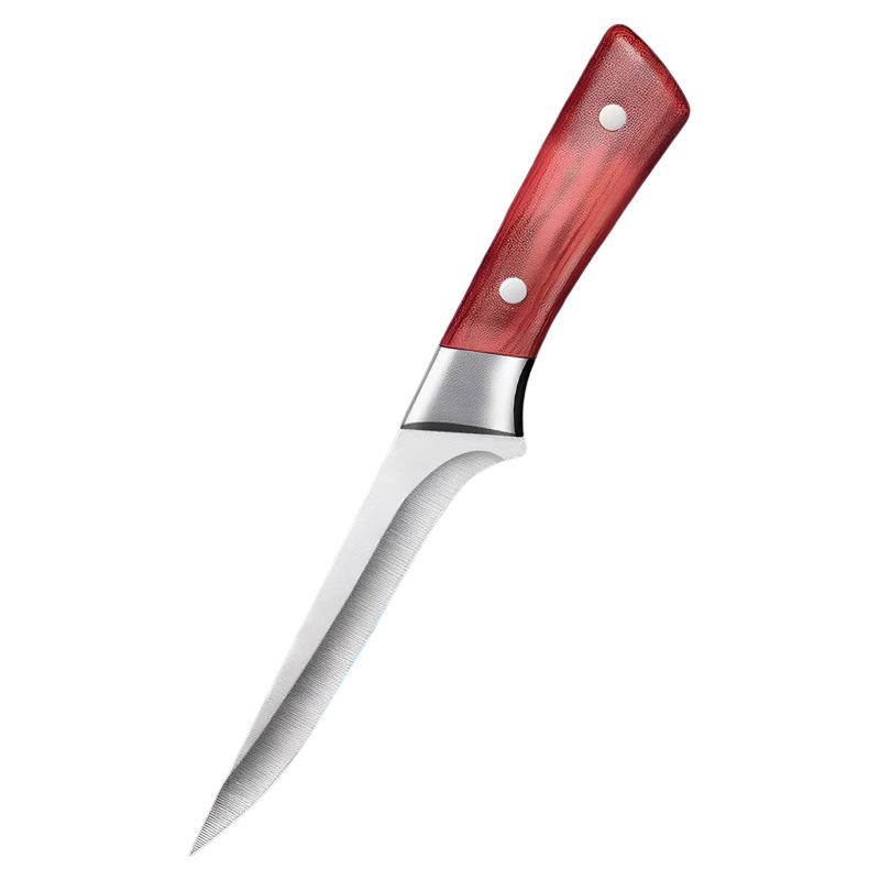 Stainless Steel Super Sharp Multipurpose Boning Knife for Meat, Fruit, and Vegetables.
