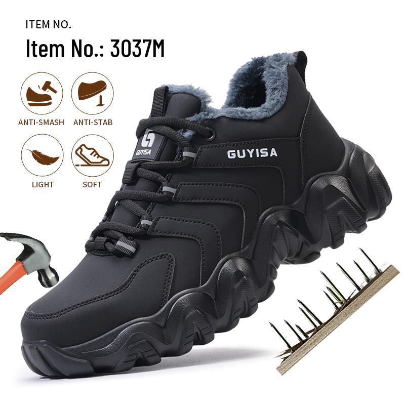 Unisex Stahlkappenschutzschuhe - Stoßfest, Durchstichfest, Modisch & Bequem für den Bau