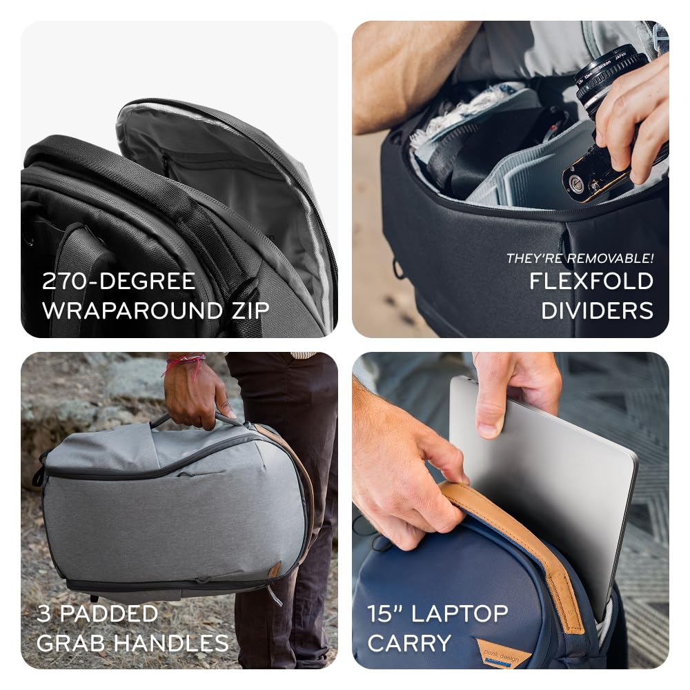 Peak Design Everyday Rucksack Zip 15L BEDBZ-15-EP-3 Eclipse