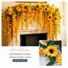 Multicolor Artificial Wisteria Flower Vine Cherry Flower Hanging Garland  Wedding Decoration