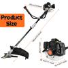 52CC 2-Stroke Gas Powered Lawn Mower with Ergonomic Handle, Powerful Engine Weed Trimmer Lawn Mower, Gas Powered Hedge Trimmer, Weed