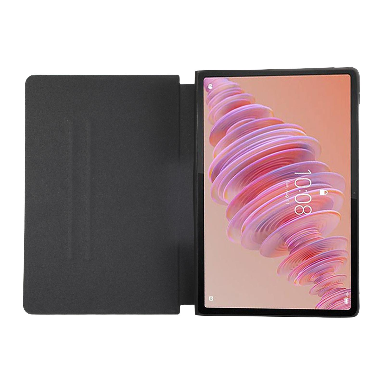 

For Lenovo Tab Plus Shockproof Case PU Leather Tablet Cover with Stand Red