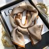 Skinny Satin Silk Scarf for Women Hair Bands Neck Tie Belt Headband Lady Wraps Headkerchief Bandana Silk-like