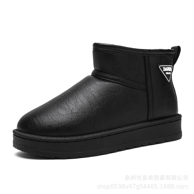 New lightweight, lightweight, non-slip and wear-resistant snow boots, outdoor middle help piled, thickened, cold-proof and warm large cotton shoes