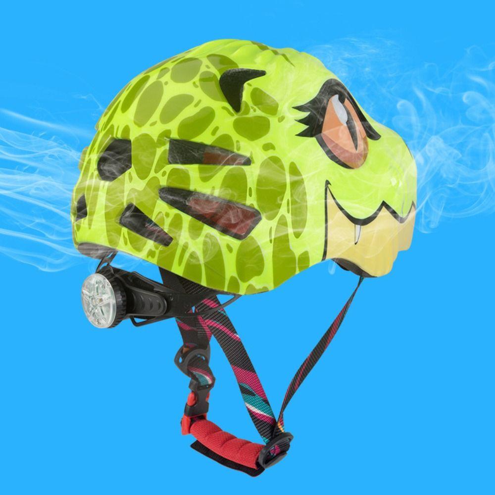 Cartoon Dinosaur Children's Helmet 3D Skating Helmets Half Helmet Dinosaur Helmets  Bicycle