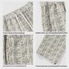 2024 Autumn Large White Corduroy Dirty Pants, Sizes M-5X