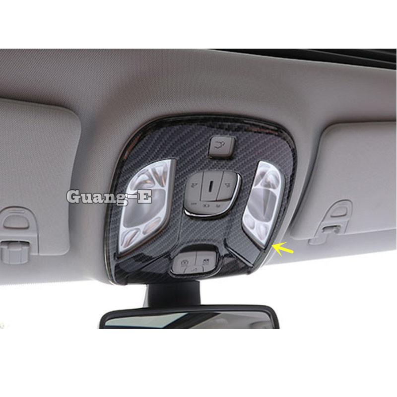 For Jeep Compass 2017 2018     Car Inner Cover Stick Front Head Read Reading Switch Light Lamp Frame Trim Hood