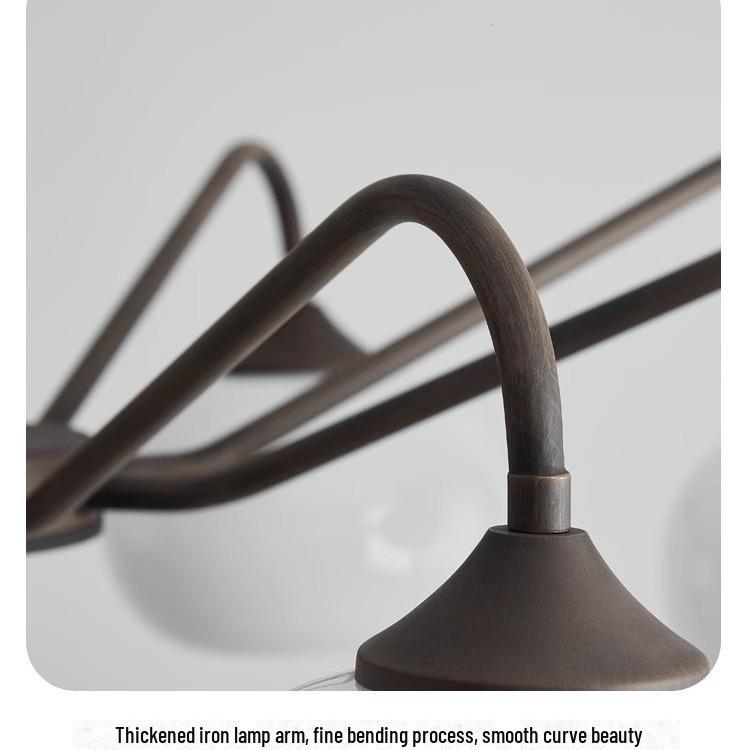 American Retro Chandelier: Elegant Vintage Lighting for Living Rooms, Bedrooms & Dining Areas