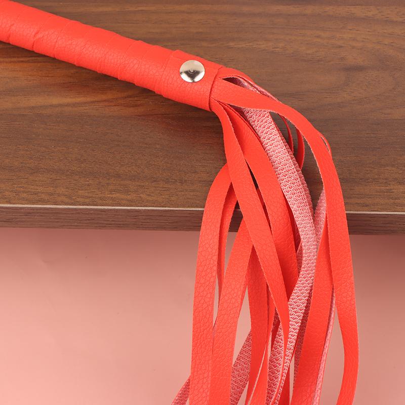 High Quality Pu Leather Pimp Whip Racing Riding Crop Training Horse Whip Stage Performance Prop Party Flogger Horse Riding Whip