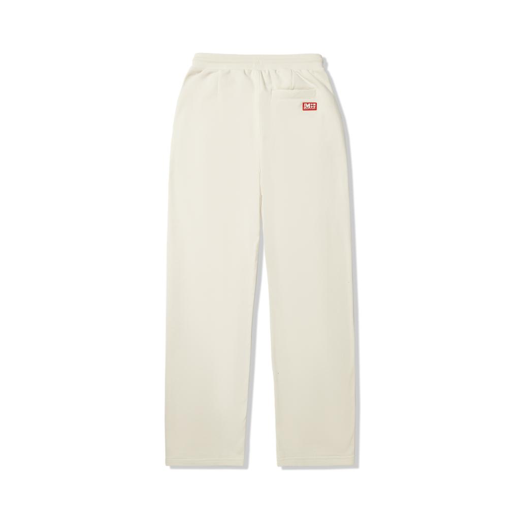 Li Ning Daily Prosperity Series Straight Loose Comfortable Simple Lace-Up Casual Pants Women pants Rice-Paper-White AKLV702-1
