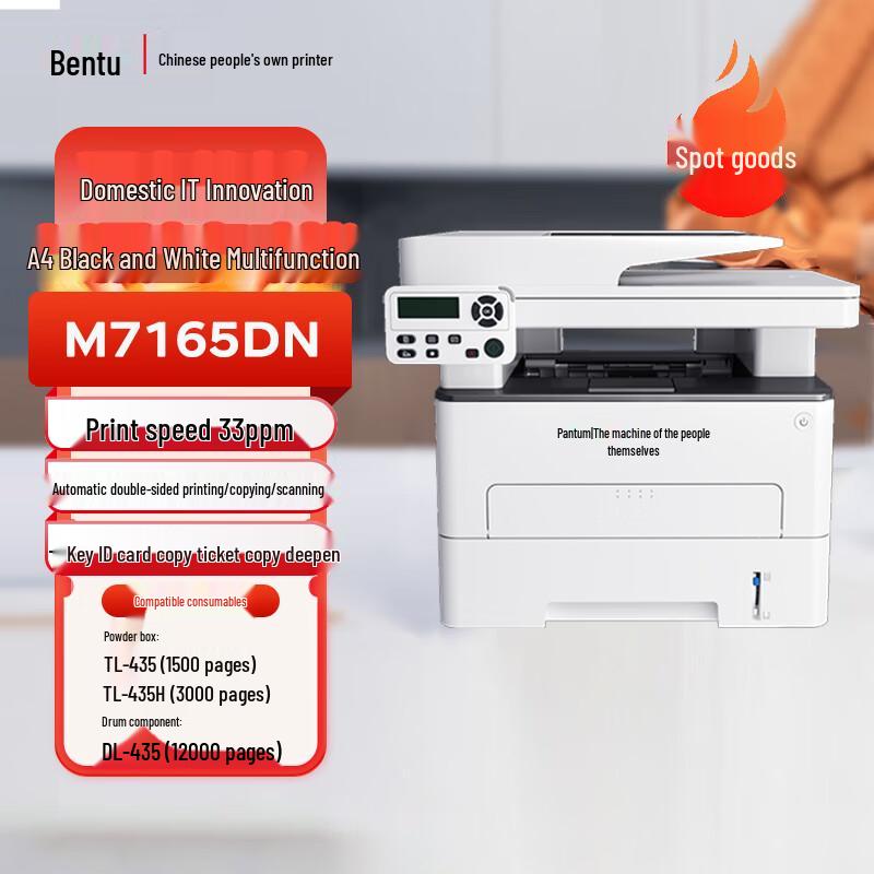 Pantum A4 Laser Printers CN plug (adapter included)