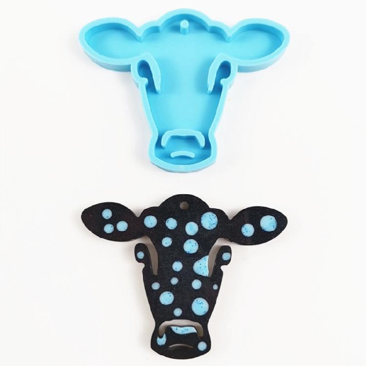 Handmade Animal for Head for Key Chain Decoration Resin Casting Mold DIY Crafts
