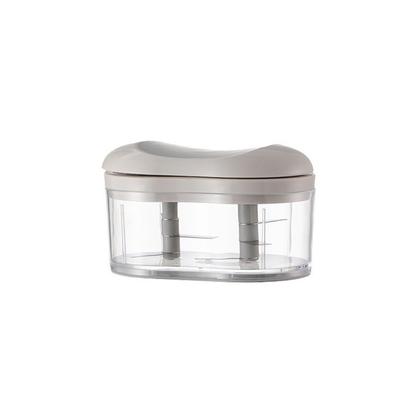 Hachoir à Ail Manuel avec Récipient, Presse-Ail Manuel Polyvalent pour la Préparation des Aliments en Cuisine à Domicile