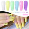 MTSSII 7ml Luminous Rubber Base Gel Odblaskowy brokatowy żelowy lakier do paznokci Świecący w ciemnym niebieskim zielonym błyszczącym cekinie Półtrwały lakier żelowy UV LED