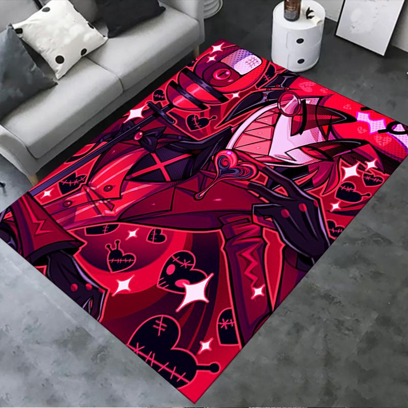 2025 New Alastor Anime Carpet Rug for Living Room Bedroom Home Sofa Decoration,Kids play Non-slip Floor Mat55