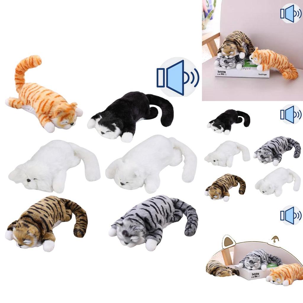 Rolling Cat Plush Toy With Music And Sound For Kids Playroom Entertainment