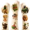 6/3/1Pcs Tung Tung Sahur Abstract Animal Tattoo Stickers Italian Brainrot Funny Temporary Tattoo Body Art Tattoo Stickers Toys