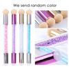 Nail Stamping Plates Set Silicone Sponge Brush Polish Transfer Stencils Flower Butterfly Geometry Template Nail Tool