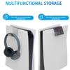 Supporto per Console Acrilico Trasparente Montato in Cima per Controller e Cuffie con Design a Doppio Gancio per un Facile Accesso