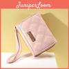 Korean Style Pu Wallet Women Short Paragraph Small Fresh Wind Student Card Bag Large Capacity Multicolor Foreign Trade Waiiet Wholesale