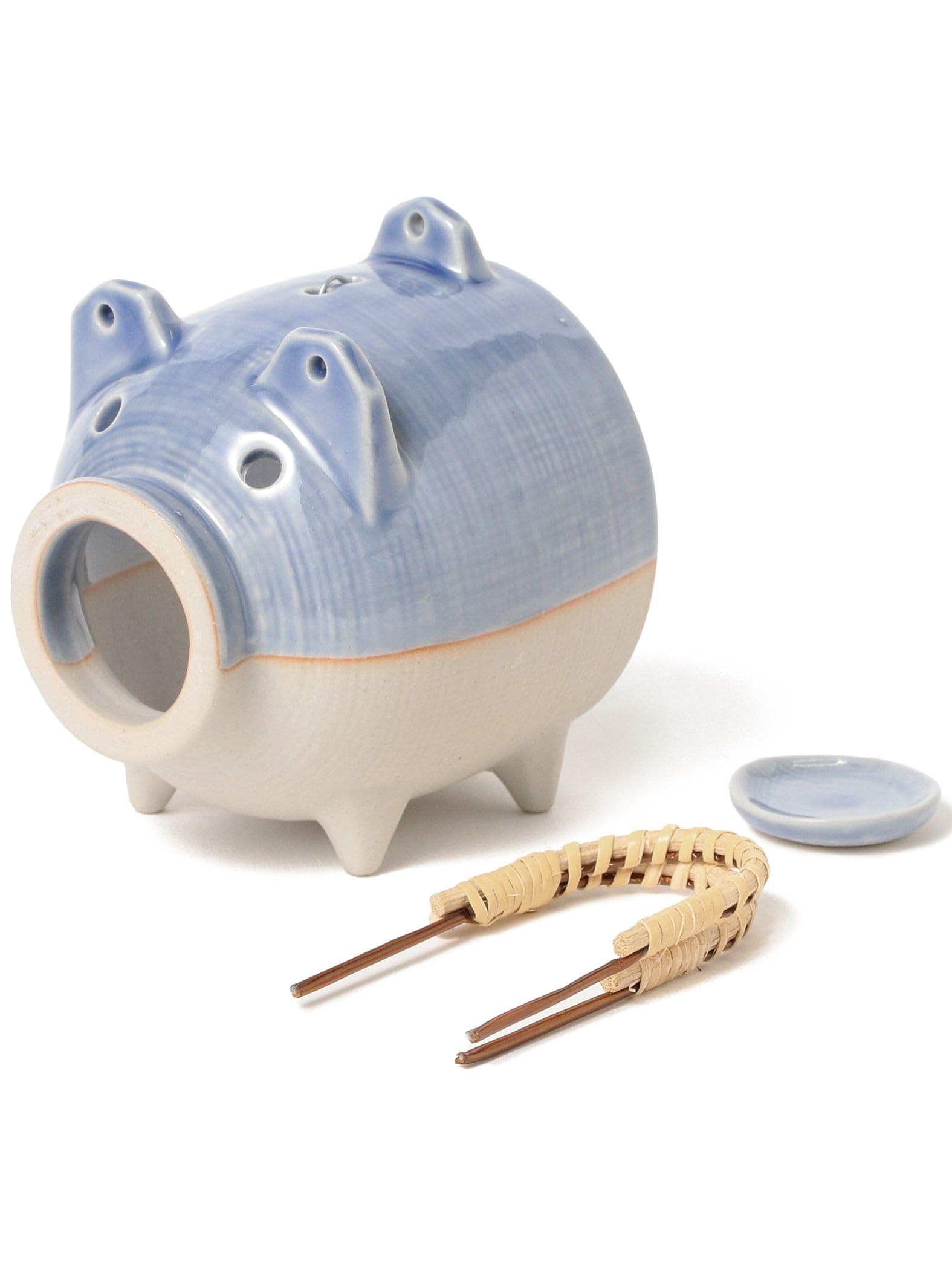 

[BEAMS JAPAN] Аксессуары для дома [Специальный заказ] Банко Яки Двухцветный верх и низ Комар Свинья Чиби Светло-голубой -