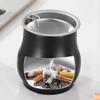 Detachable Metal Stainless Steel Drum Shaped Ashtray Funnel Windproof Car Ashtray Cup Living Room Anti-fly Ash Office Home