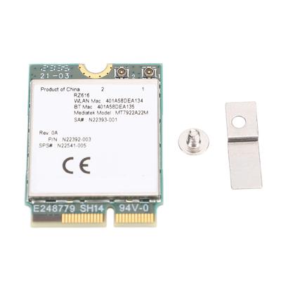 RZ616 MT7922A22M M.2 WiFi6E Wireless Card Module Adapter 5374Mbps Bluetooth 5.2 Tri Band for Wins