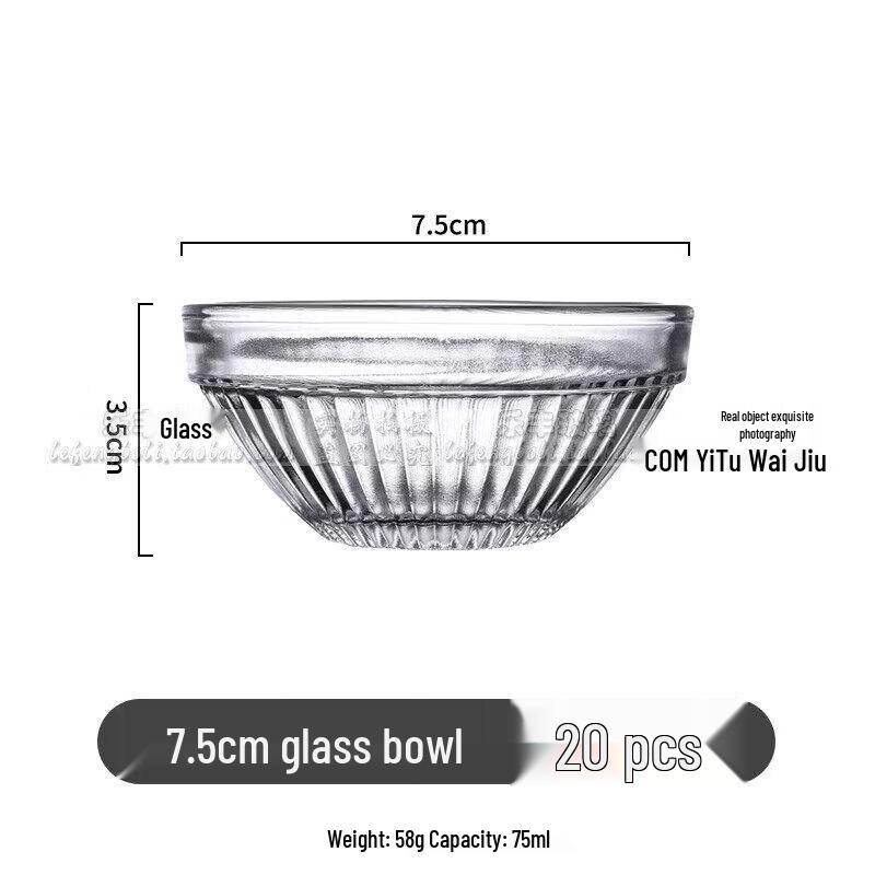 Premium Multipurpose High-Temperature Resistant Glass Dessert Bowl